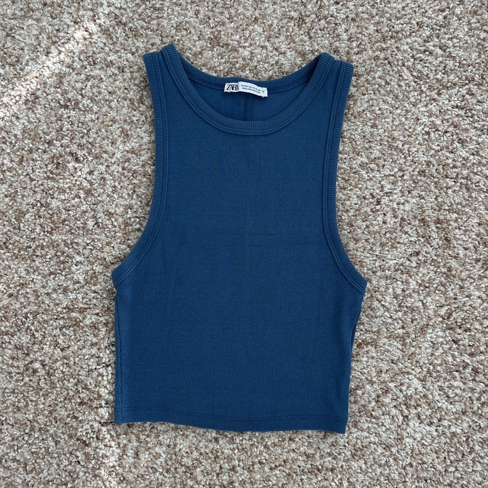 ZARA | rib crop tanks (3) - Picture 2 of 4